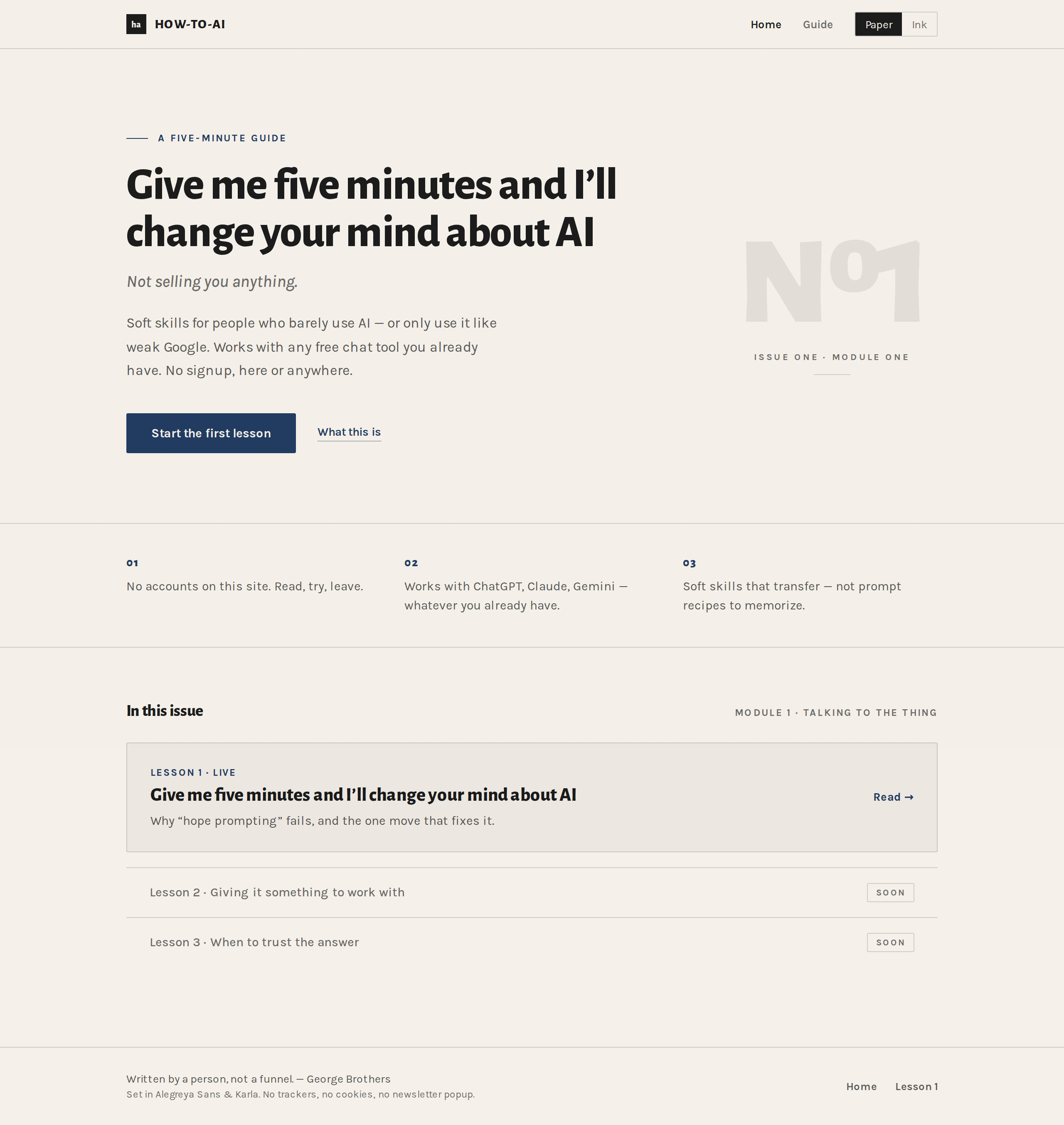 AI for Beginners illustrated guidebook page