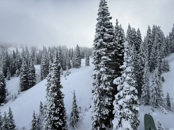 A steep mountain run